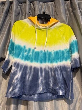 Chaser Tie-Dye short sleeve Hooded size medium